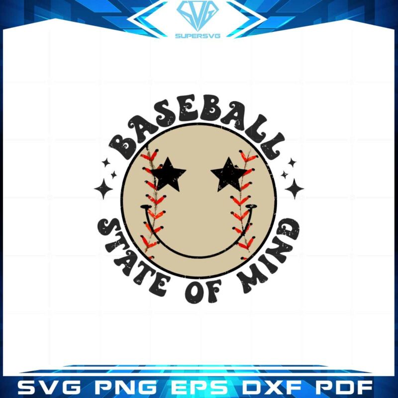 baseball-state-of-mind-smiley-face-svg-graphic-designs-files
