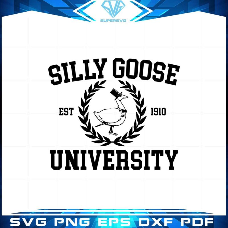 silly-goose-university-funny-goose-svg-graphic-designs-files