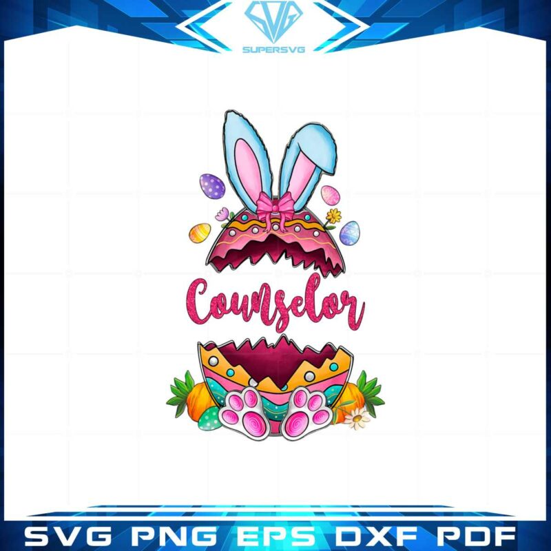 counselor-easter-egg-bunny-eat-png-sublimation-designs