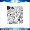 red-album-tracks-list-taylor-swift-fans-svg-graphic-designs-files
