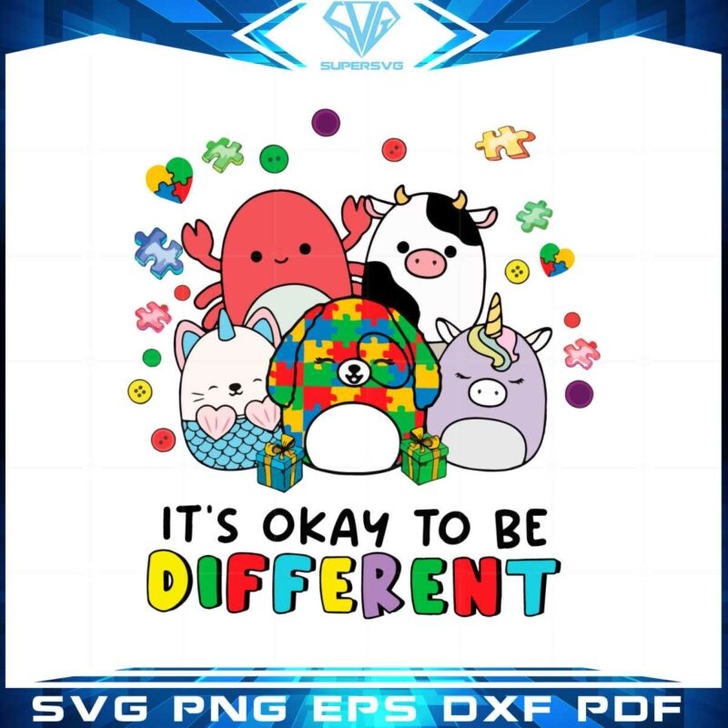 its-ok-to-be-different-autism-puzzle-squishmallow-svg-cutting-files