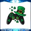 video-game-st-patricks-day-game-controller-shamrock-svg