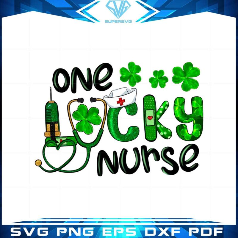 one-lucky-nurse-shamrock-st-patricks-day-nurse-png-sublimation