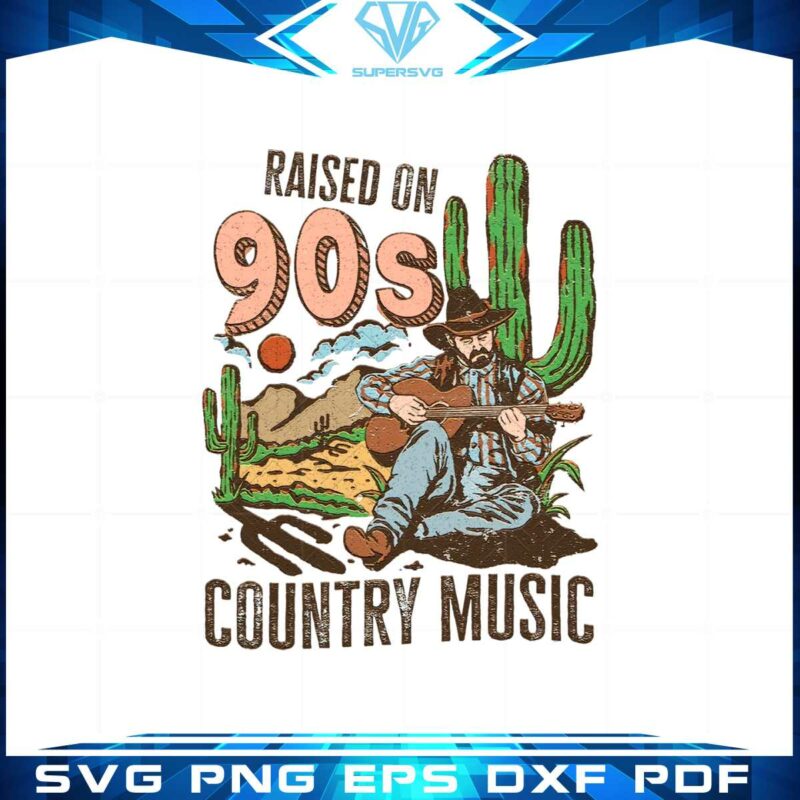 raised-on-90s-country-music-western-cowboy-country-music-png