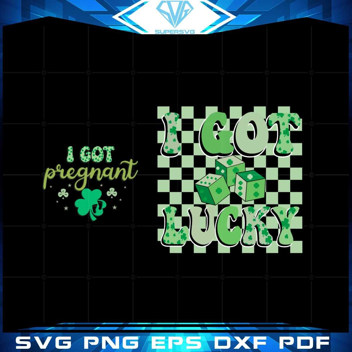 st-patricks-day-couple-i-got-lucky-shamrock-svg-cutting-files