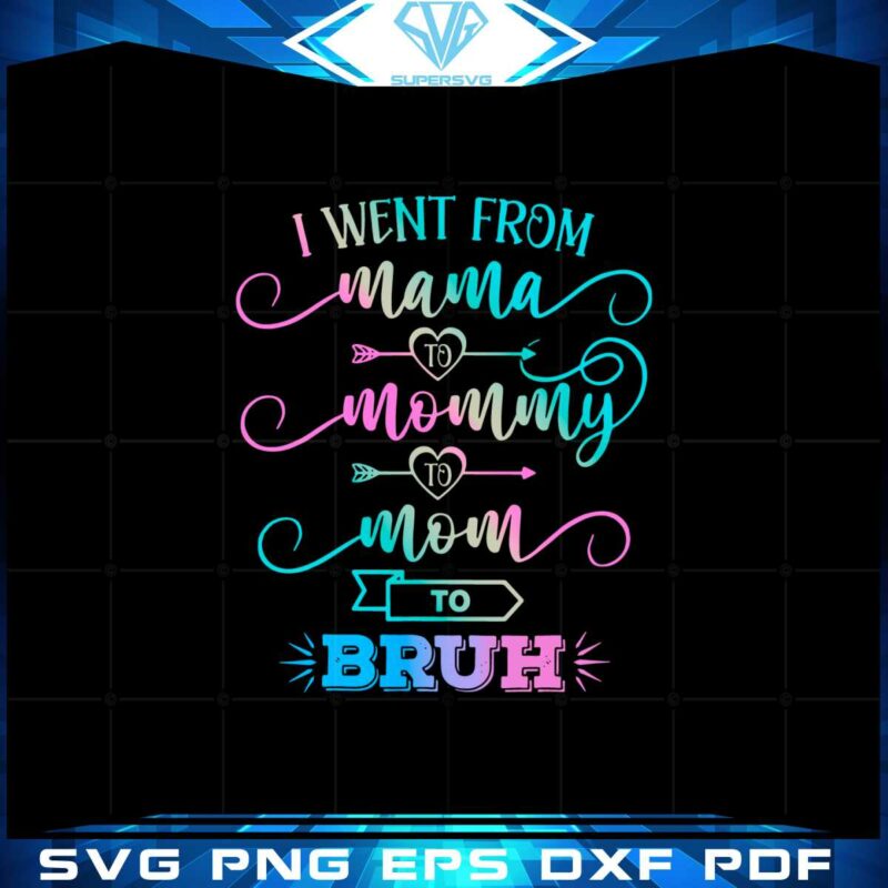 i-went-from-mama-mommy-mom-bruh-svg-cutting-files