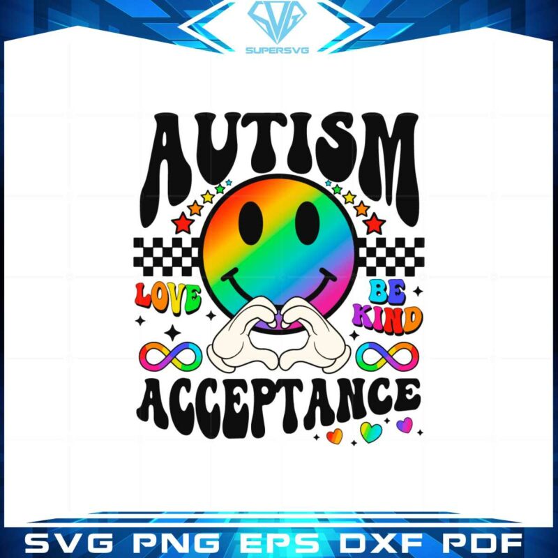 retro-autism-love-kind-acceptance-autism-awareness-svg