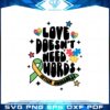 love-doesnt-need-words-retro-autism-awareness-ribon-svg
