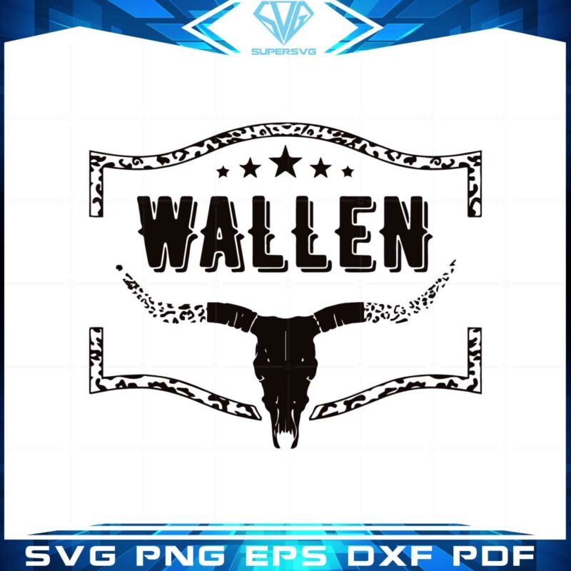 wallen-bull-skull-cowboy-wallen-country-music-svg-cutting-files