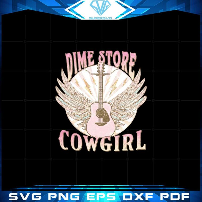 dime-store-cowgirl-retro-vintage-western-country-music-png