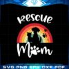 rescue-mom-dog-and-cat-rainbow-retro-mothers-day-svg