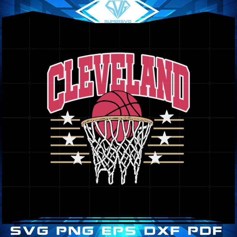 cleveland-basketball-vintage-net-skyline-svg-graphic-designs-files