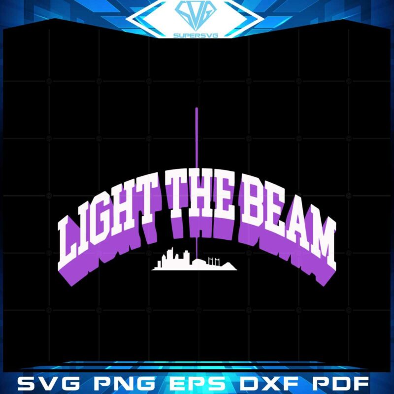 light-the-beam-sacramento-kings-2023-nba-play-off-svg