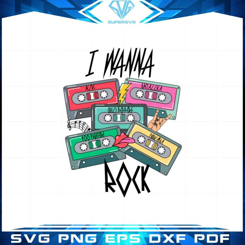 i-wanna-rock-retro-90s-cassette-svg-graphic-designs-files