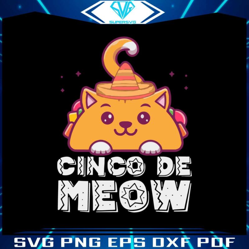 cinco-de-meow-funny-cat-lover-cinco-de-mayo-tacocat-svg