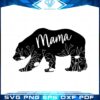 Floral Mama Bear Happy Mother's Day SVG Graphic Designs Files