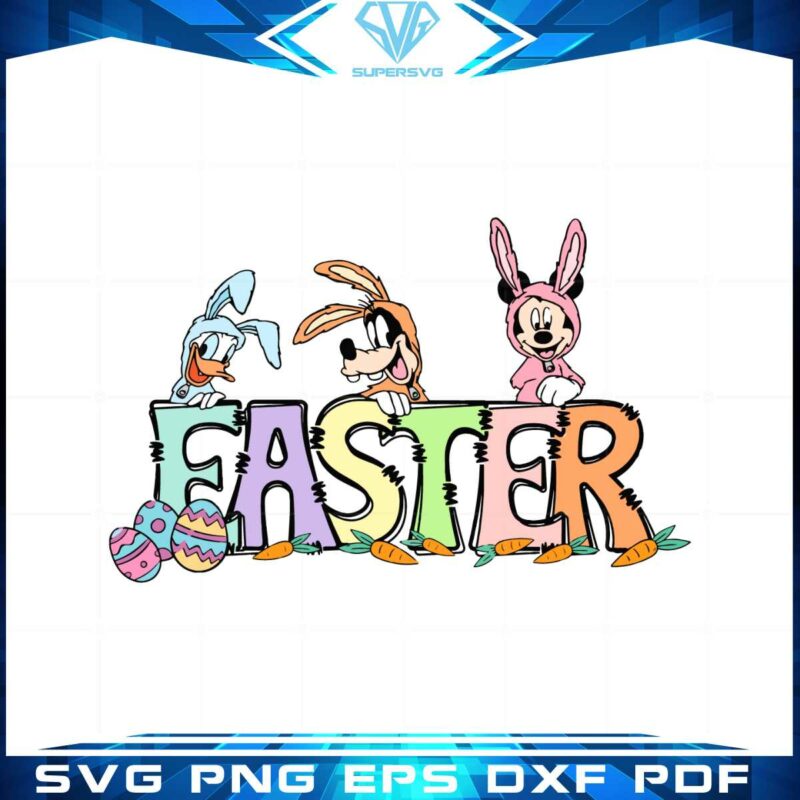 disney-easter-mickey-and-friend-easter-bunny-svg-cutting-files