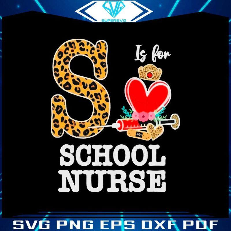 s-is-for-school-nurse-leopard-nurse-day-svg-graphic-designs-files
