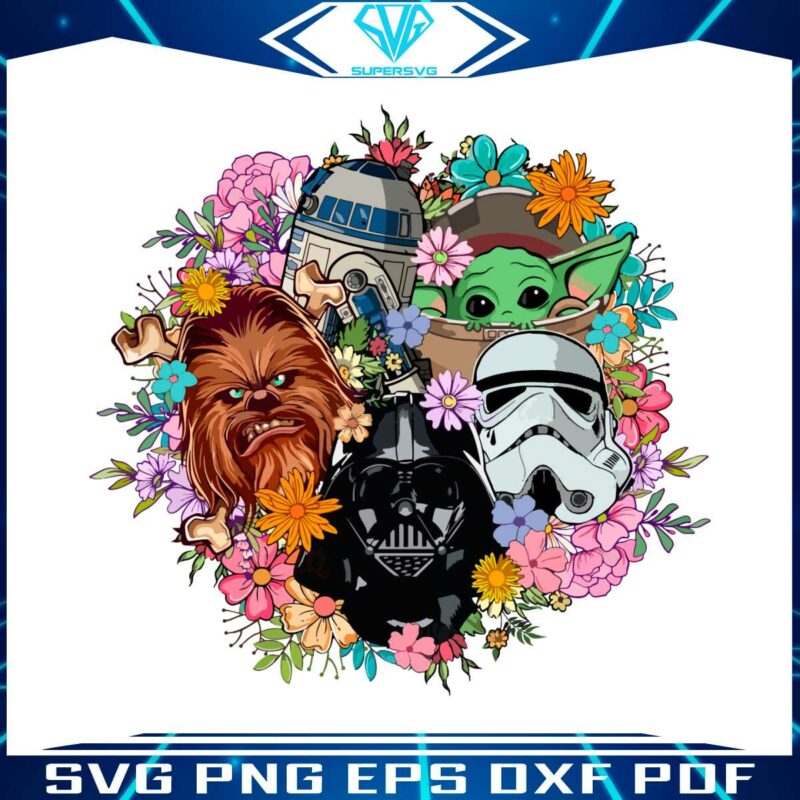 retro-spring-flower-star-wars-character-svg-cutting-files