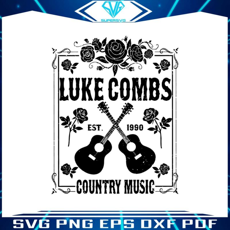 vintage-luke-combs-country-music-luke-combs-retro-90s-svg