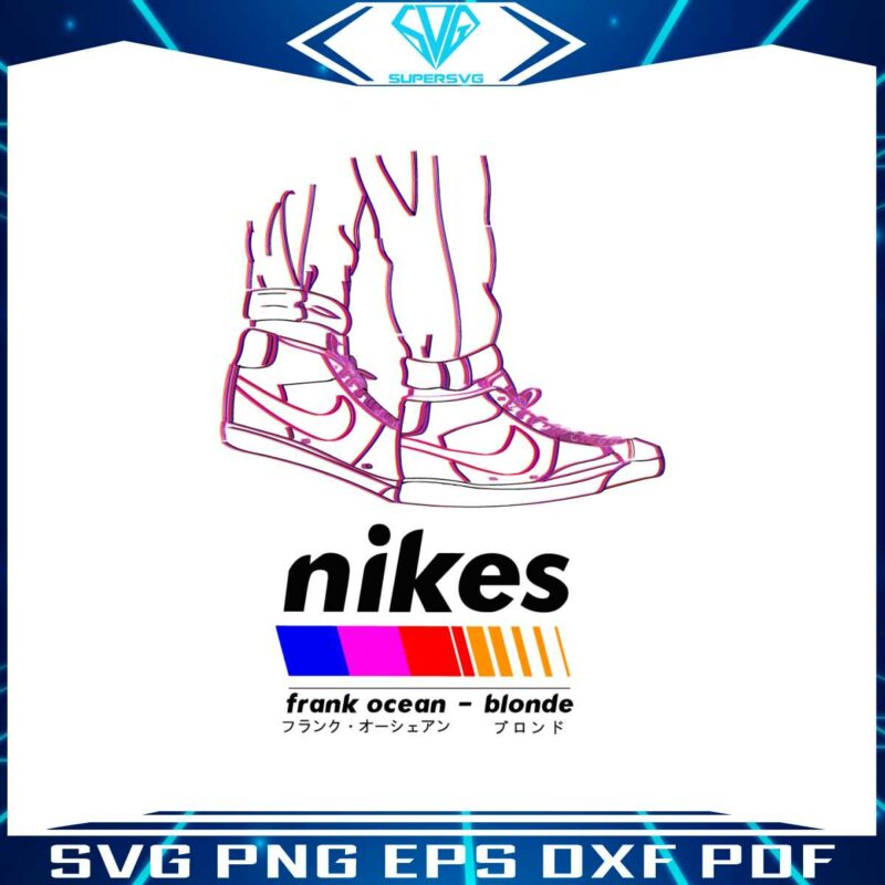 frank-ocean-blond-nikes-drawing-svg-graphic-designs-files