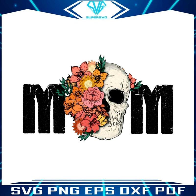 floral-mom-skull-funny-mothers-day-png-sublimation-design
