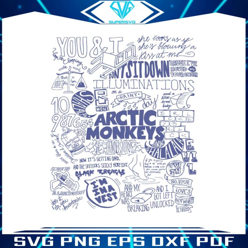 arctic-monkeys-band-arctic-monkeys-album-svg-cutting-files