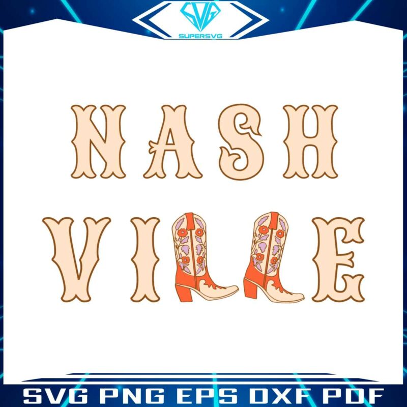 nashville-cowgirl-boots-western-cowgirl-svg-graphic-design-files