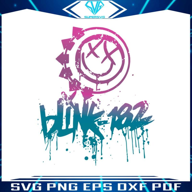 vintage-style-blink-182-band-svg-for-cricut-sublimation-files