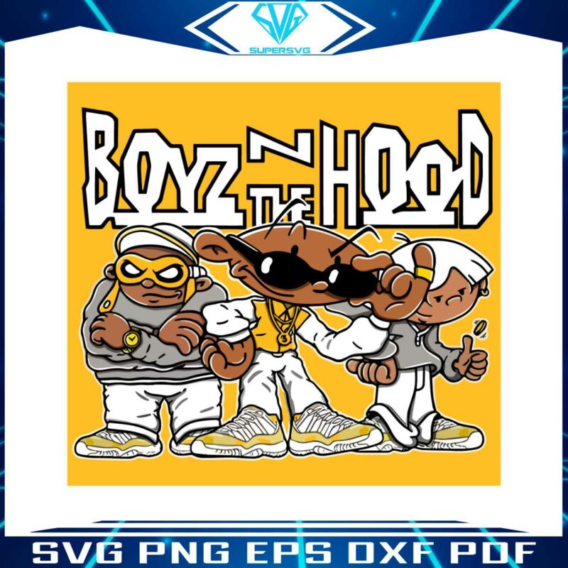 boyz-n-the-hood-yellow-python-baseball-svg-cutting-files