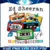 ed-sheeran-cassette-mathematics-america-tour-2023-music-concert-png