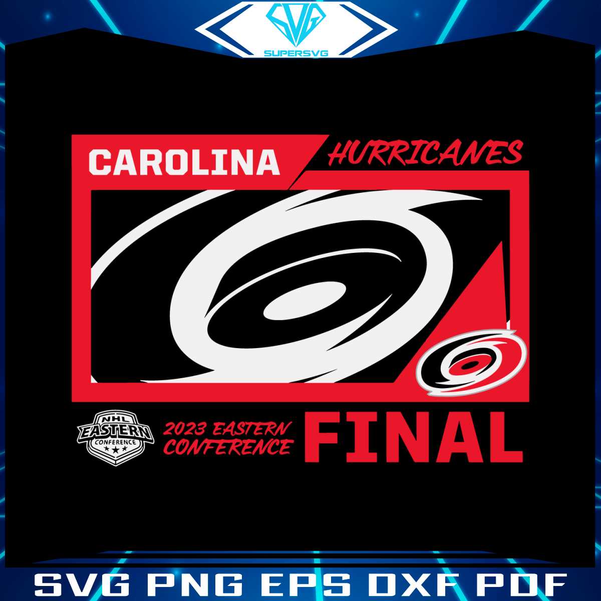 carolina-hurricanes-2023-stanley-cup-playoffs-eastern-conference-final-svg