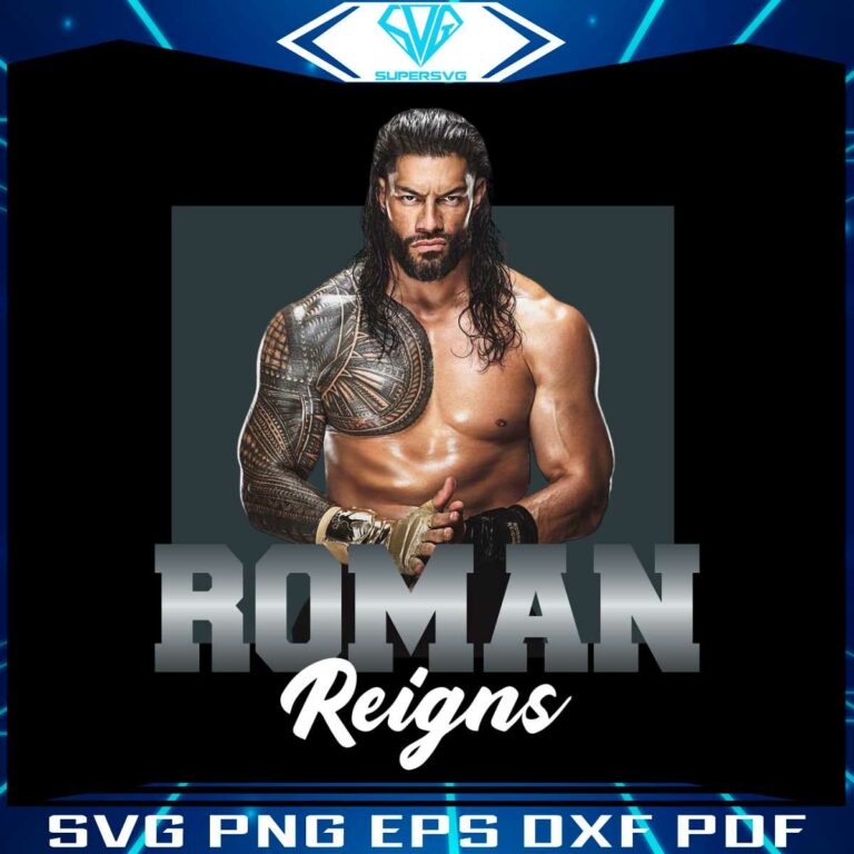 WWE Roman Reigns Png Silhouette Sublimation Files