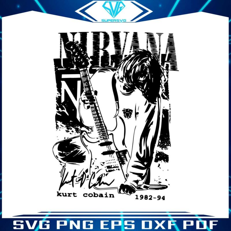 nirvana-kurt-cobain-in-concert-svg-graphic-design-files