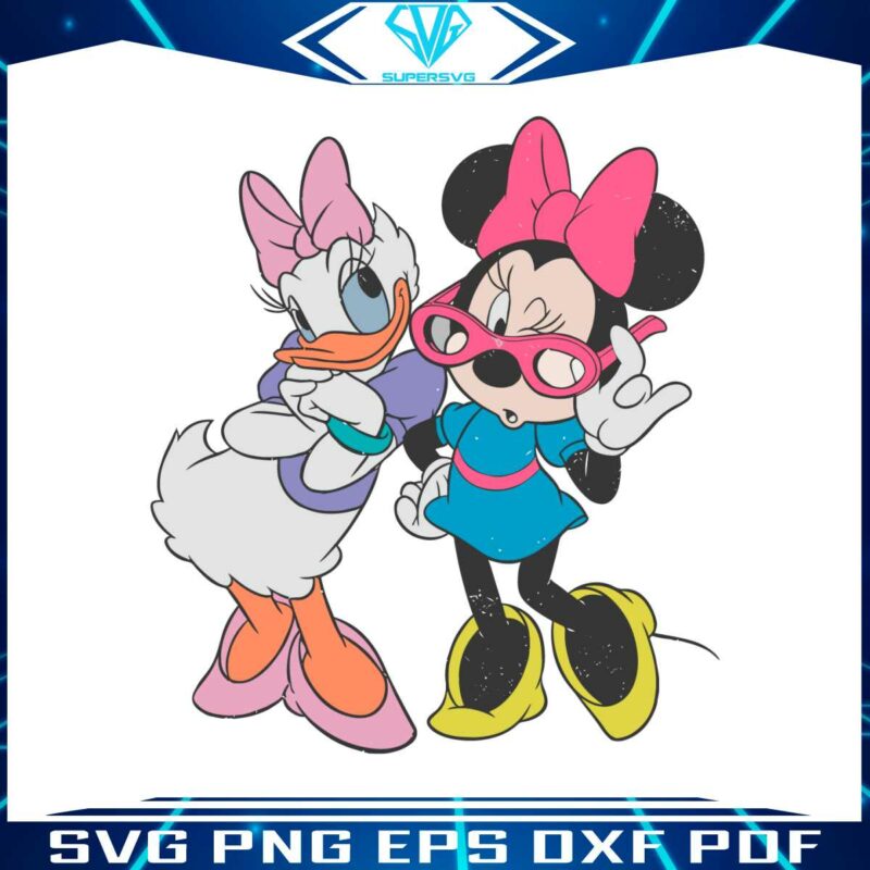 minnie-mouse-and-daisy-duck-best-svg-cutting-digital-files