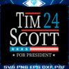 tim-scott-2024-for-president-election-campaign-us-flag-svg-cutting-file