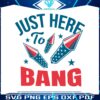 just-here-to-bang-funny-4th-of-july-svg-graphic-design-file
