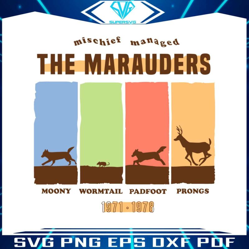 the-marauders-band-moony-wormtail-padfoot-and-prongs-svg