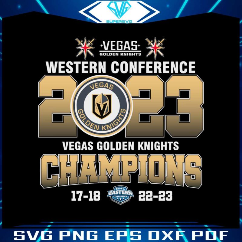 2023-western-conference-champions-vegas-golden-knights-svg