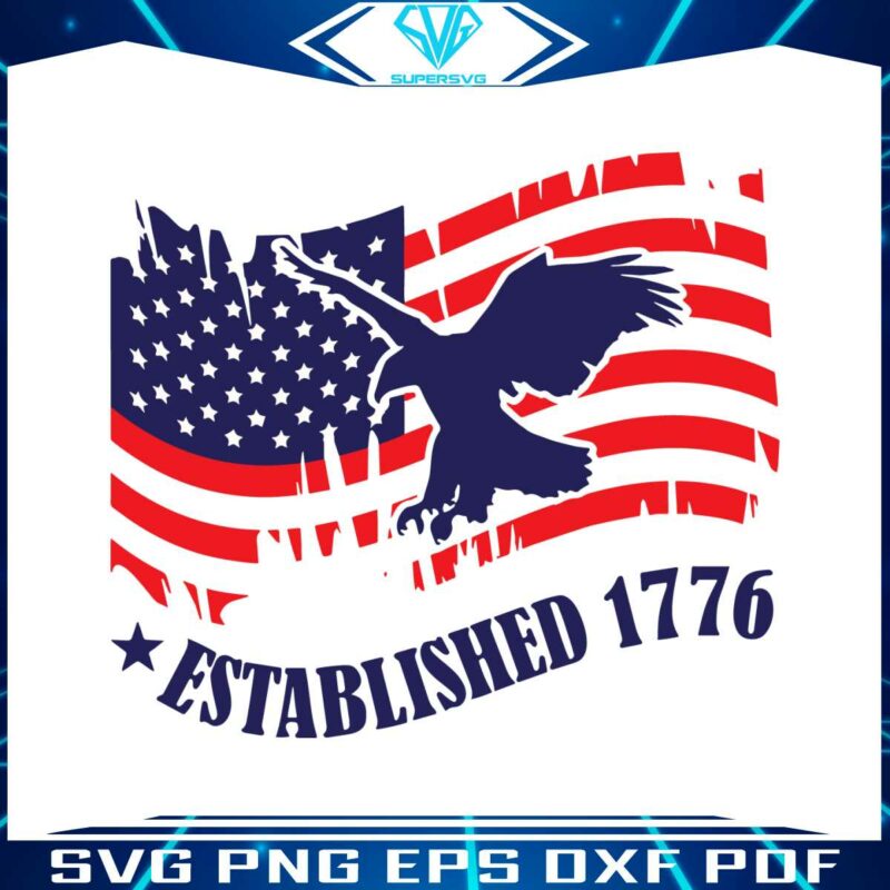 established-1776-4th-of-july-svg-graphic-design-files
