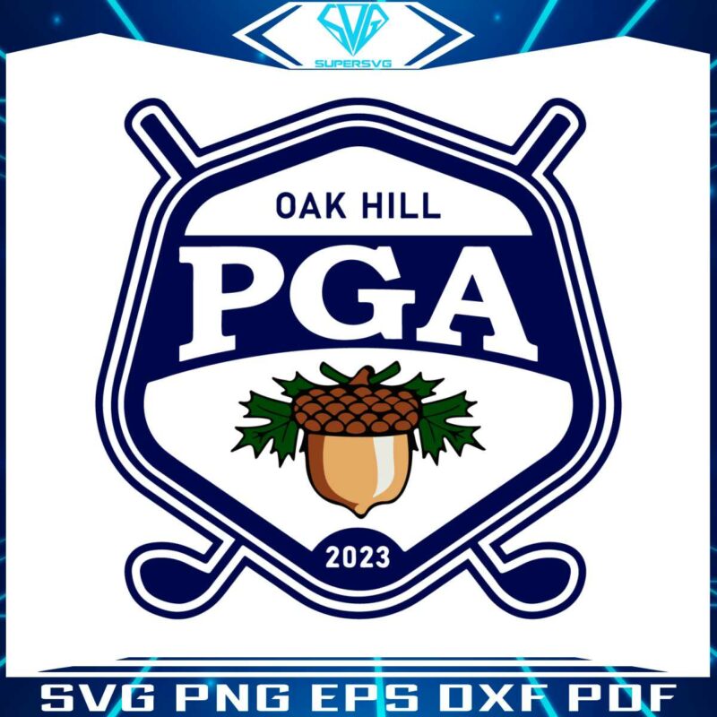 awesome-oak-hill-pga-golf-2023-logo-svg-graphic-design-files