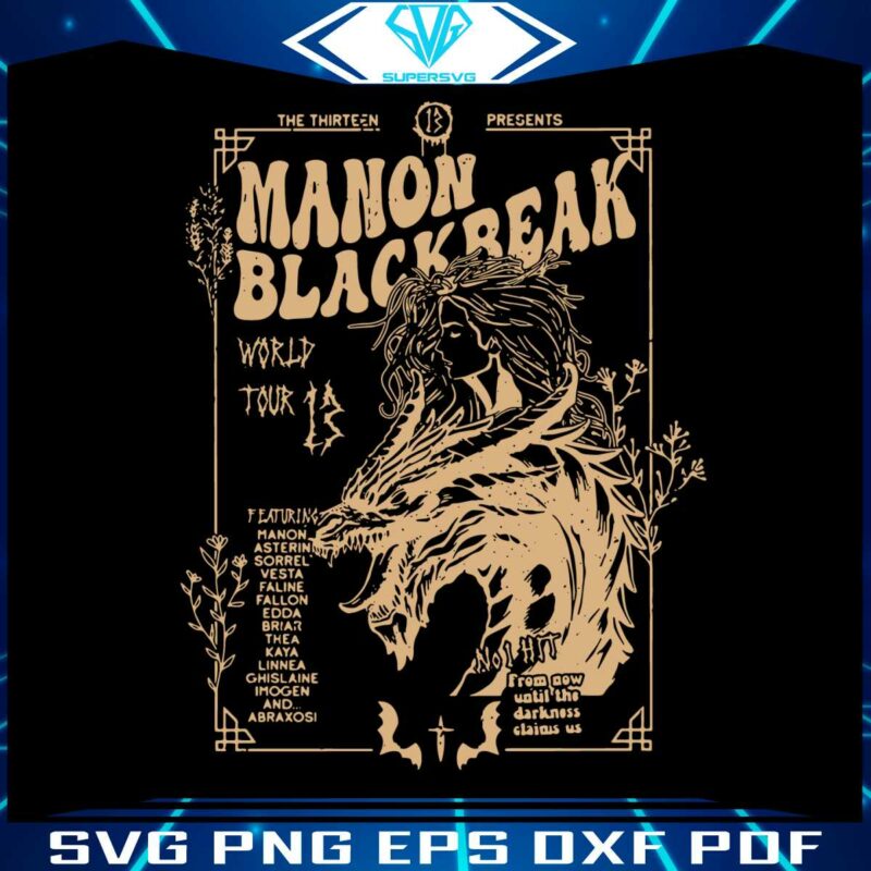 manon-blackbeak-throne-of-glass-svg-graphic-design-files