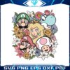 return-to-mario-floral-the-super-mario-svg-cutting-file
