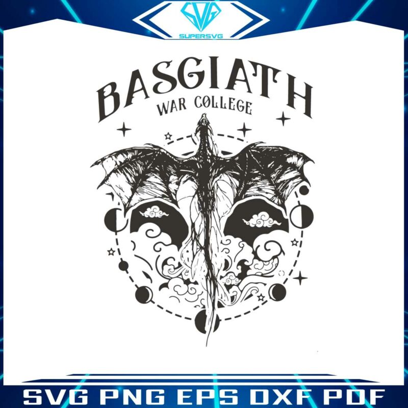 basgiath-war-college-fourth-wing-fly-or-die-svg-cutting-file