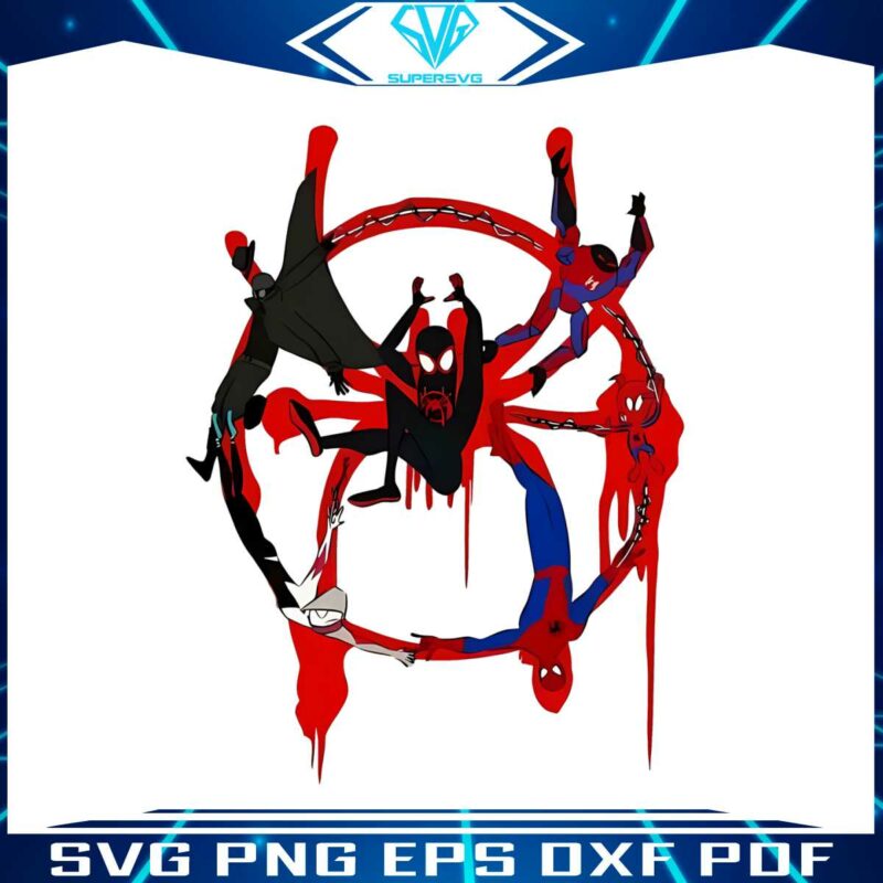 miles-morales-spiderman-across-the-spider-verse-png-silhouette-files