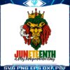 rasta-lion-juneteenth-is-my-independence-day-svg-cutting-file