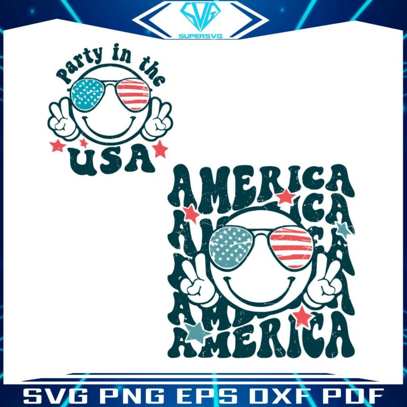 party-in-the-usa-svg-funny-4th-of-july-smiley-face-svg-file