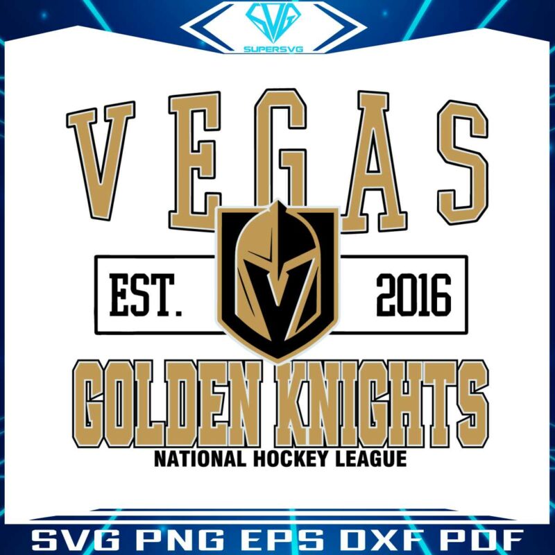 vegas-golden-knights-est-2016-vintage-svg-graphic-design-files