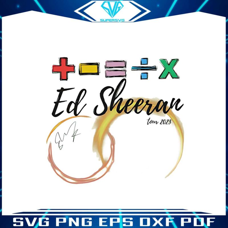 ed-sheeran-the-mathematics-tour-trendy-png-silhouette-file