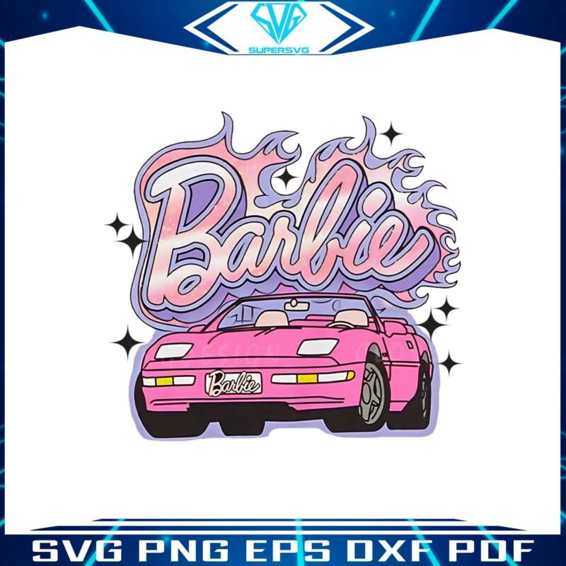 glitter-car-party-girls-barbie-movie-png-sublimation-download